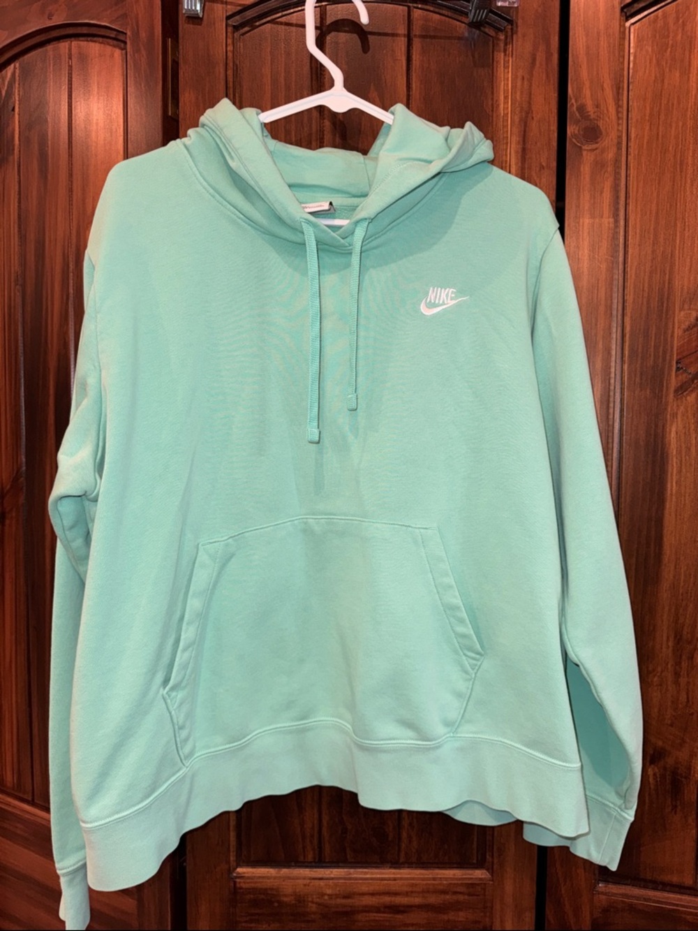 Nike Mint Green Hoodie with White Logo